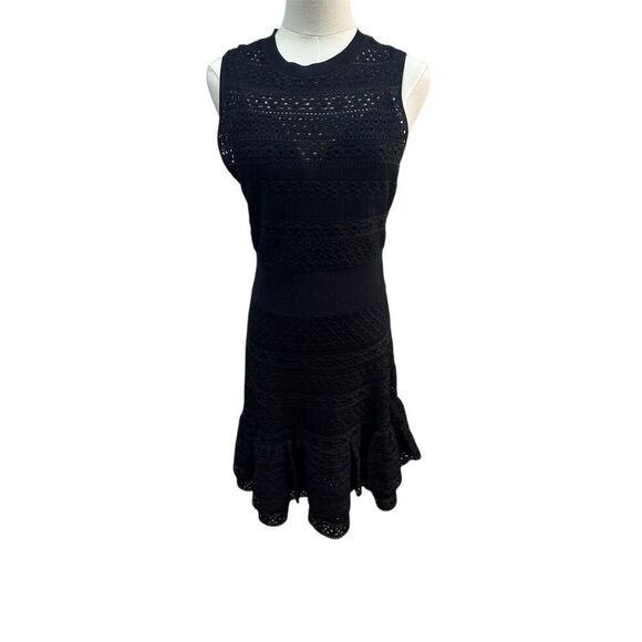 Ted Baker Dresses & Skirts - EUC Ted Baker Women's Black Lace Flared Knee Length Dress Size 2